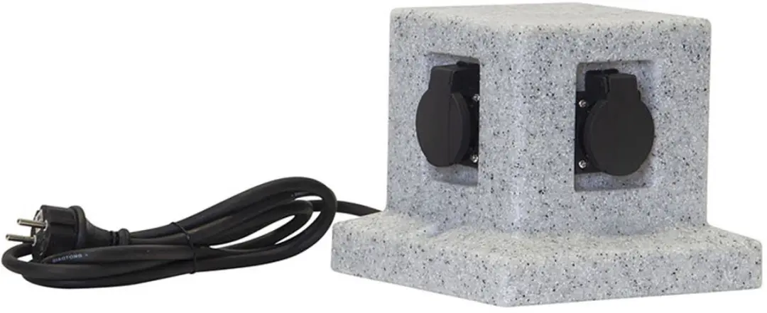 Star Trading Buitenstopcontact Plugge Granietlook
