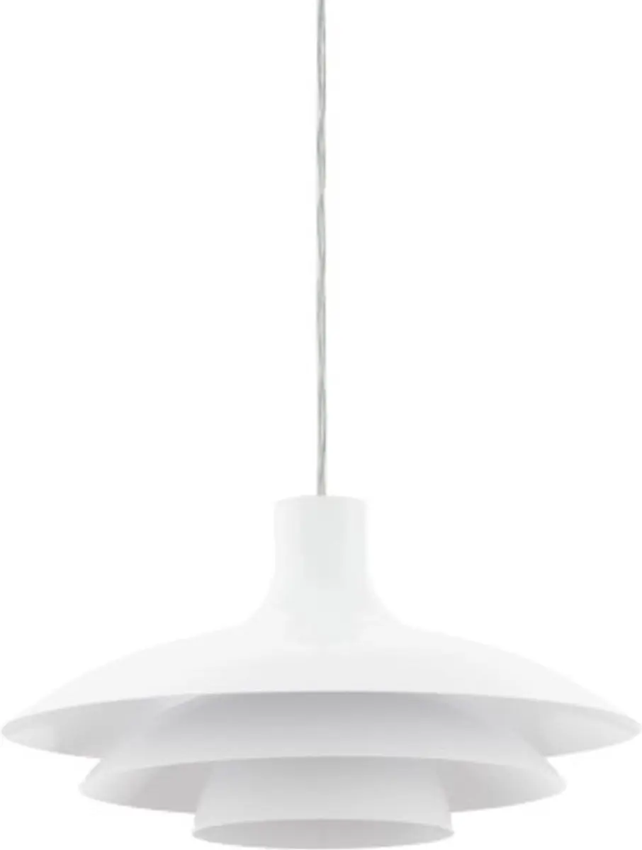 Eglo Almozar Hanglamp E27 - Ø17cm - Wit
