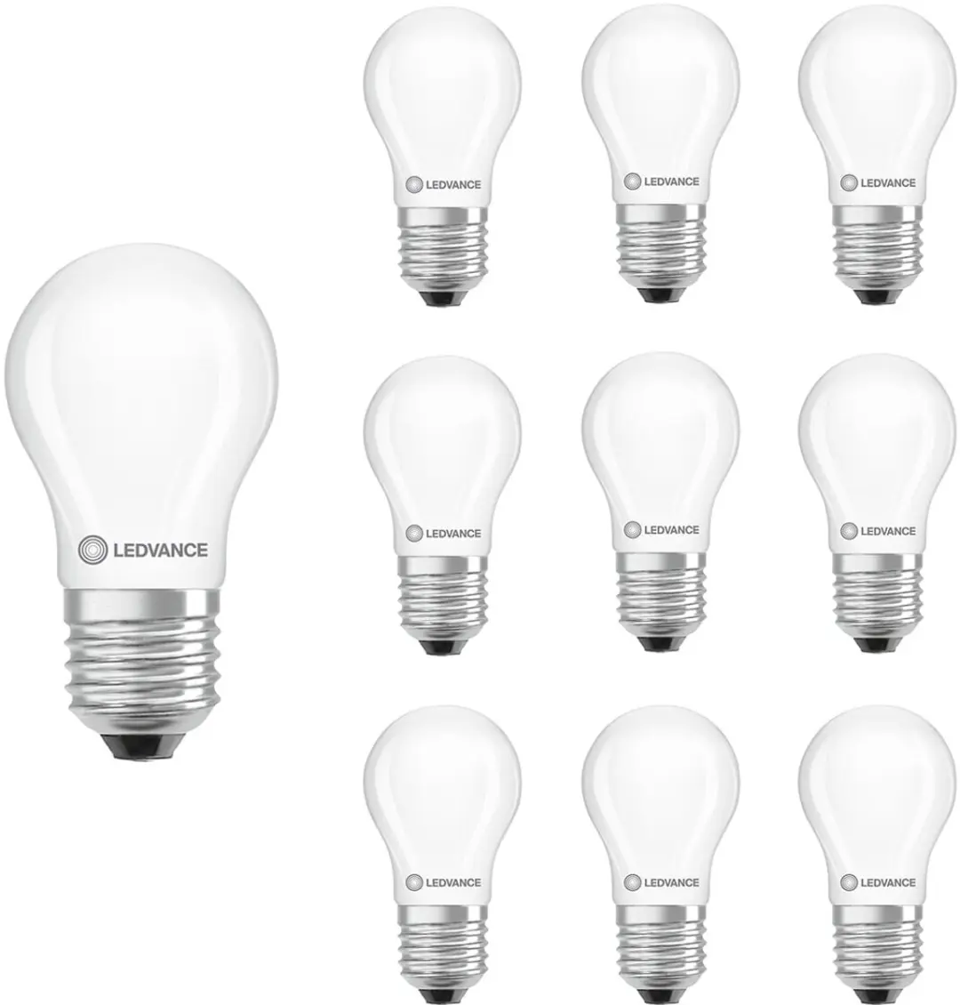 LEDVANCE LED Classic P45 E27 3.4W 470lm 10 Stuks