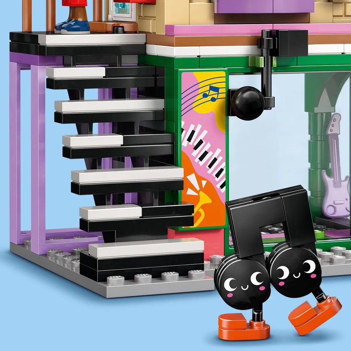 LEGO Friends Muziekwinkel & Appartement 42653 - 483 Stukken - 3 Minifiguren - afbeelding 6 van 6