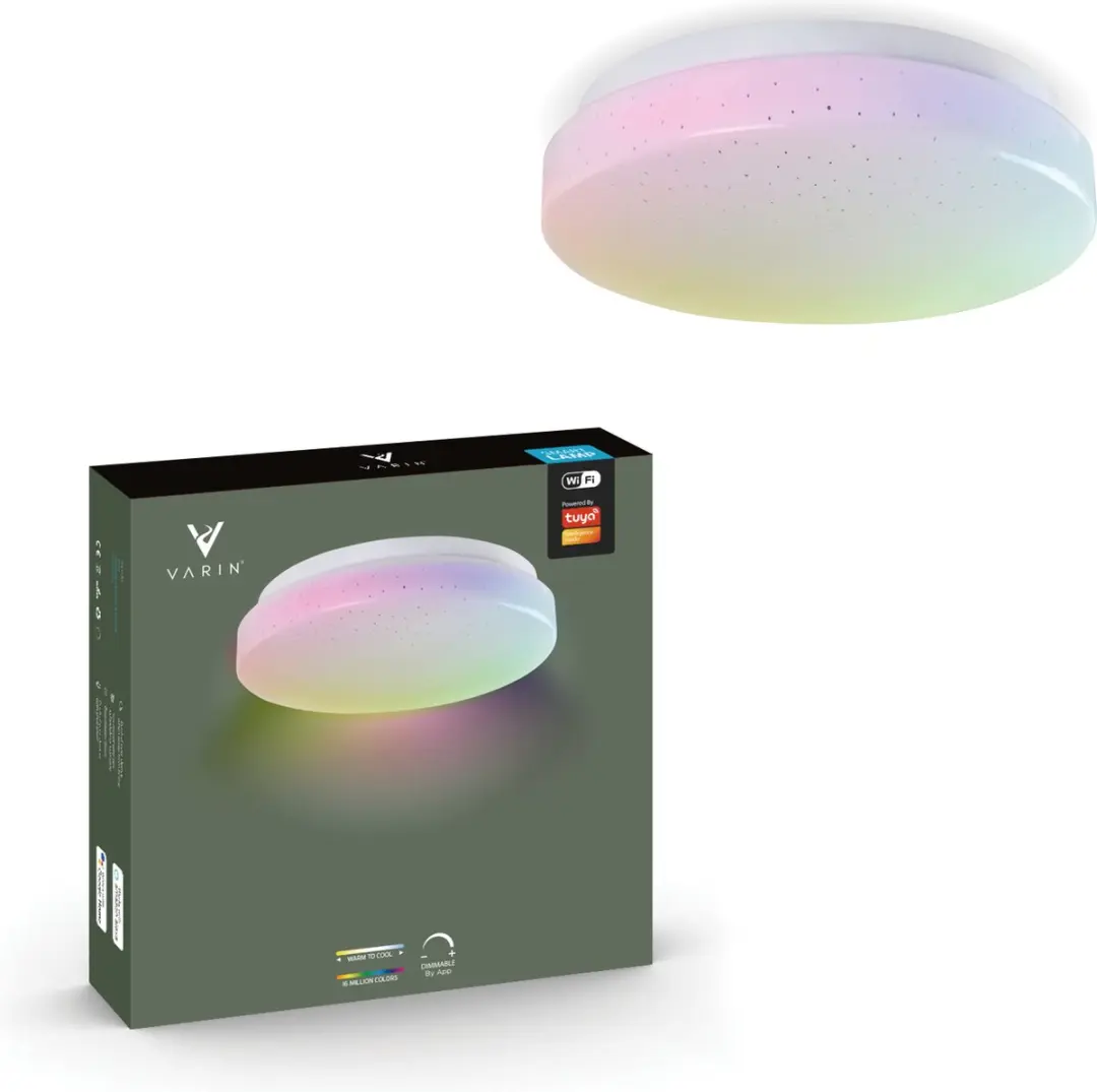 Varin Smart Plafondlamp LED Ø21cm
