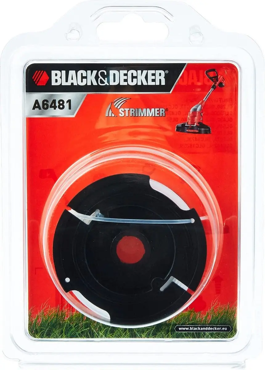 BLACK+DECKER Reflex Spoel A6481-XJ - Grastrimmer 10m/1.5mm