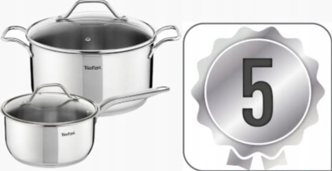 Tefal Intuition Pannenset B864SA74 - 10-delig - Zilver