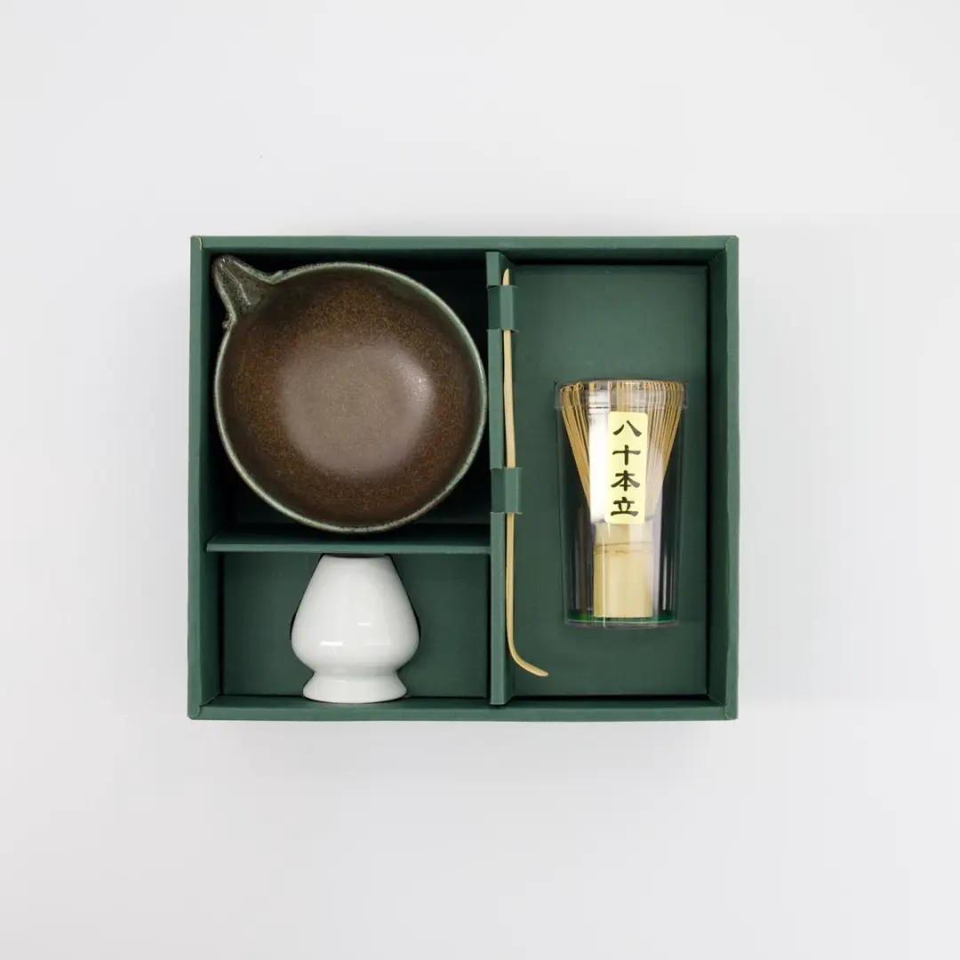 Tokyo Design Studio Matcha Geschenkset Hisui Groen - 4 Stuks
