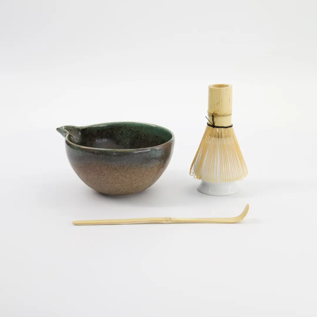 Tokyo Design Studio Matcha Geschenkset Hisui Groen - 4 Stuks