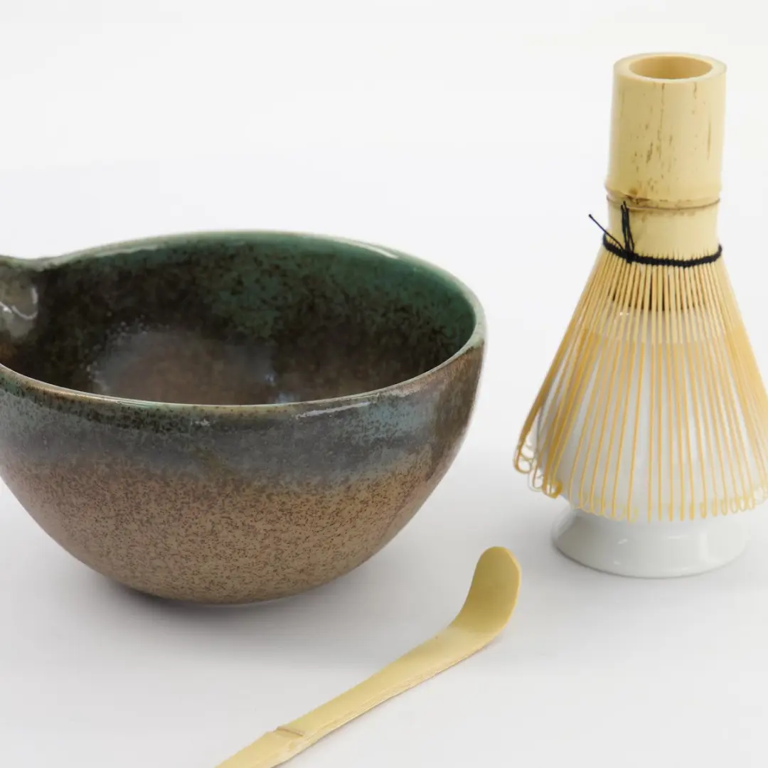 Tokyo Design Studio Matcha Geschenkset Hisui Groen - 4 Stuks