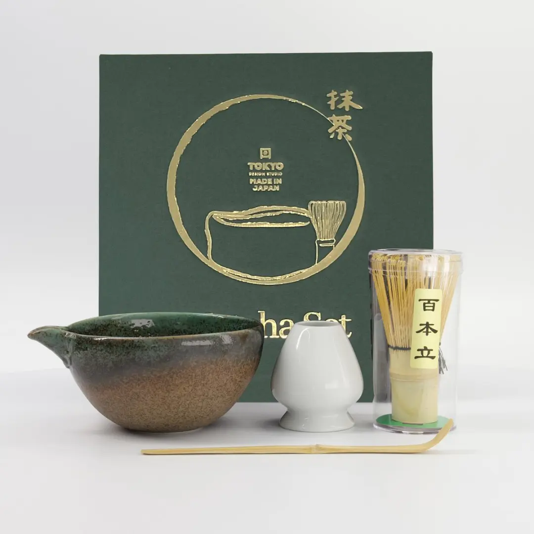 Tokyo Design Studio Matcha Geschenkset Hisui Groen