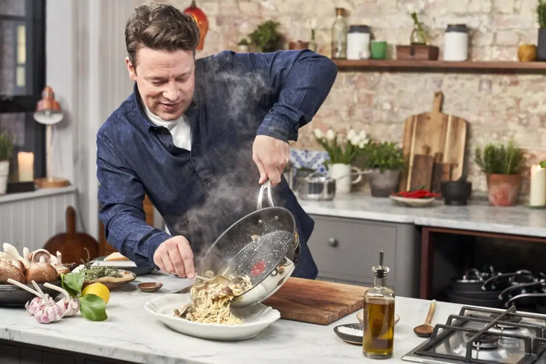 Jamie Oliver by Tefal Cook's Classic Koekenpan 24cm - Inductie - RVS