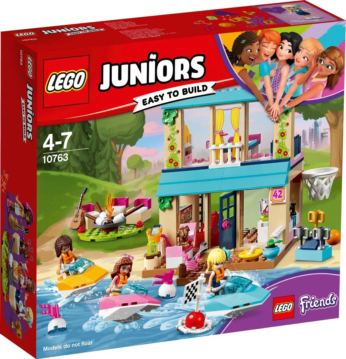 LEGO Juniors Stephanie's Huisje aan het Meer 10763