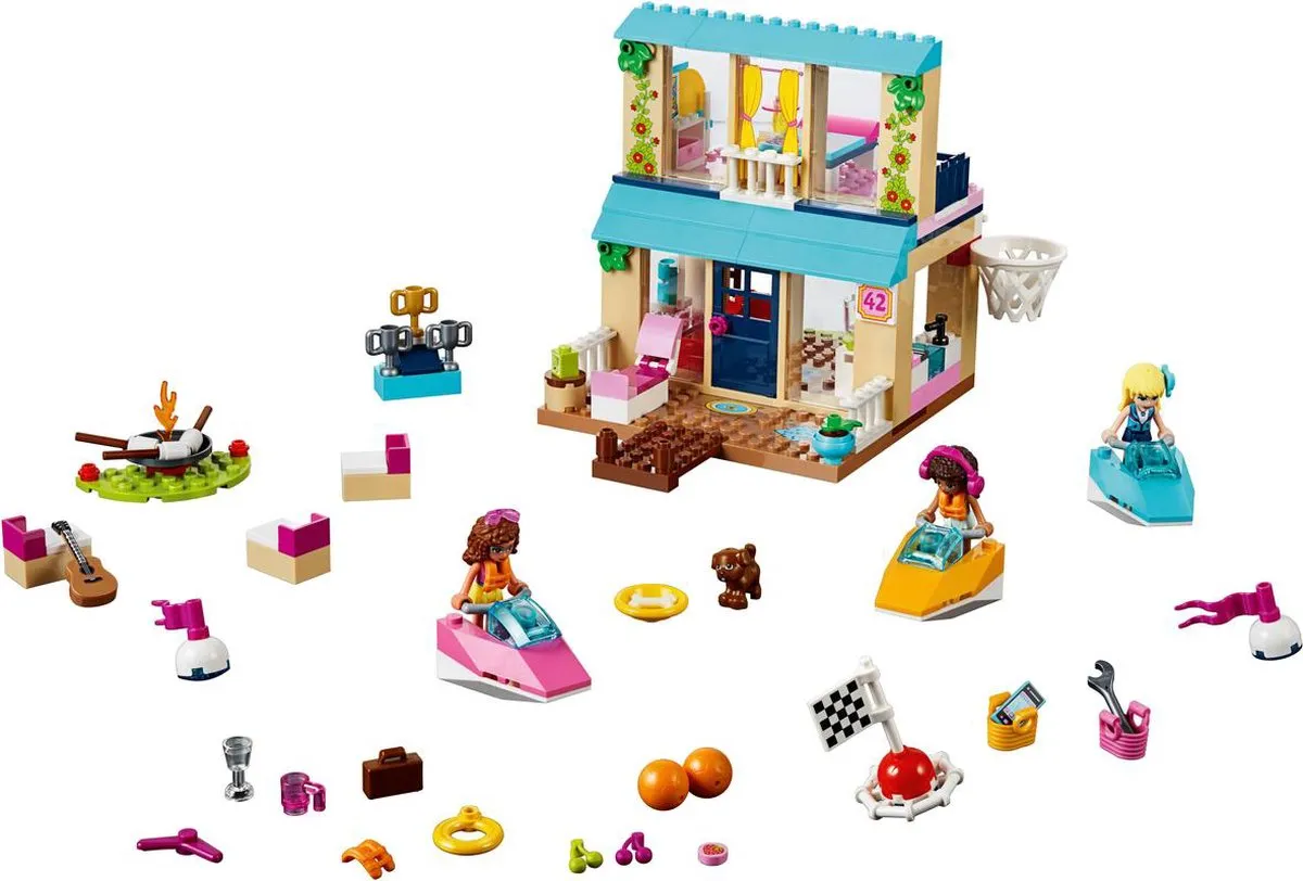 LEGO Juniors Stephanie's Huisje aan het Meer 10763 - 215 Stukken