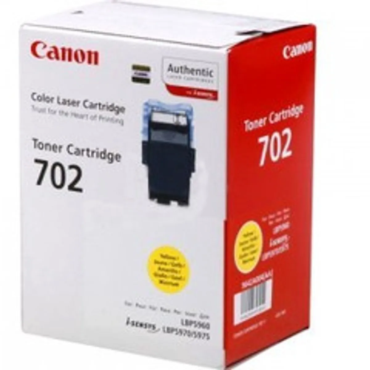 Canon 702 Tonercartridge Geel