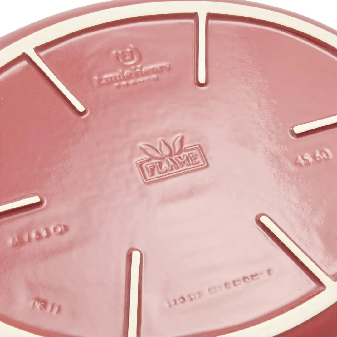 Emile Henry Grand Cru Ovaal Kookpan 6L - Rood - afbeelding 2 van 5