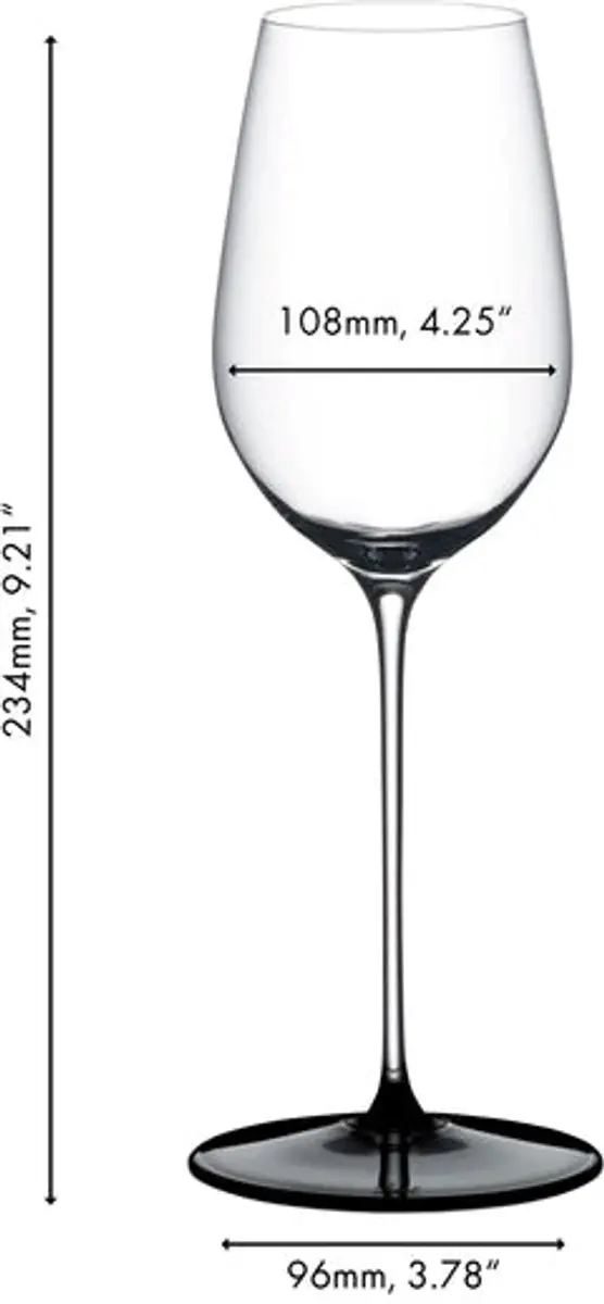 Riedel Witte Wijnglas Fatto A Mano Black Tie Riesling 400ml