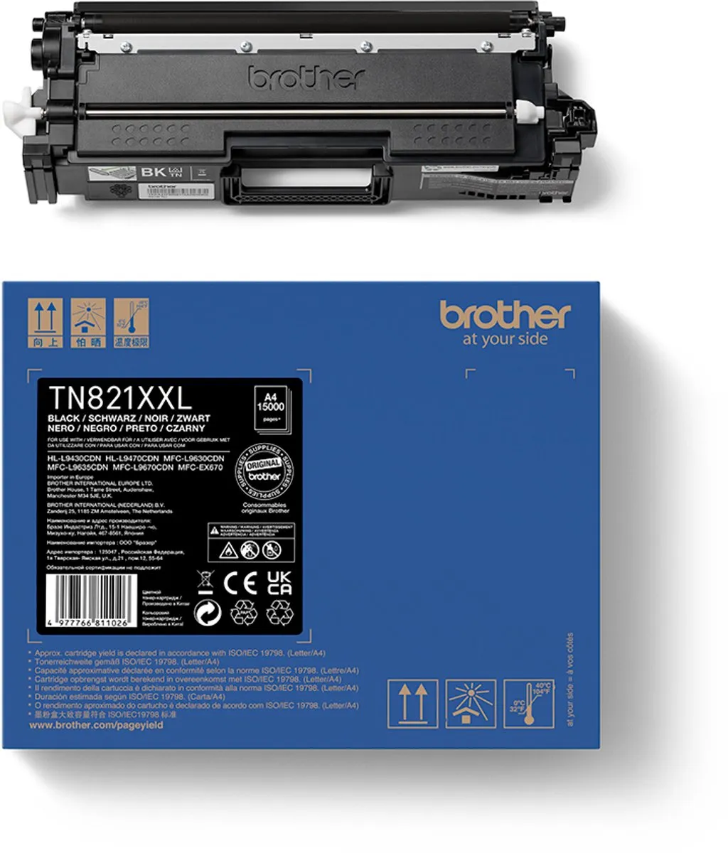 Brother TN-821XXLBK Tonercartridge - Zwart