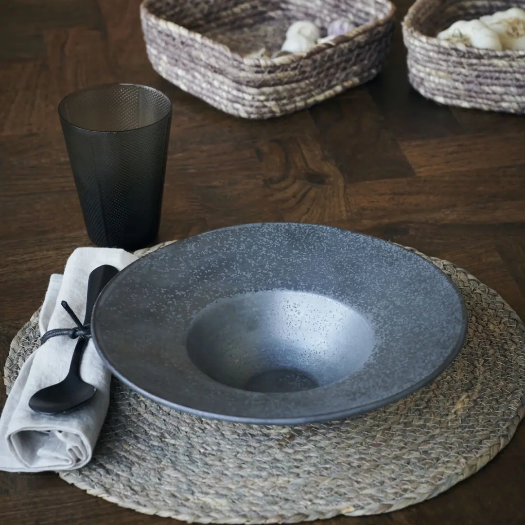 House Doctor Pion Pastaschaal 25cm - Zwart