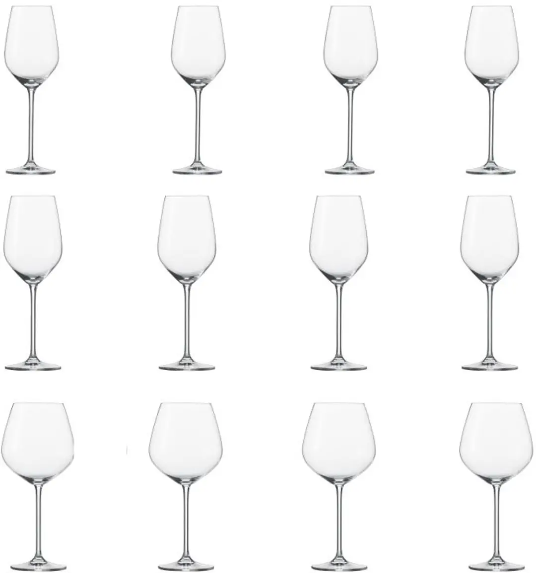 Schott Zwiesel Fortissimo 12-delige Wijnglazen Set - 12 Stuks