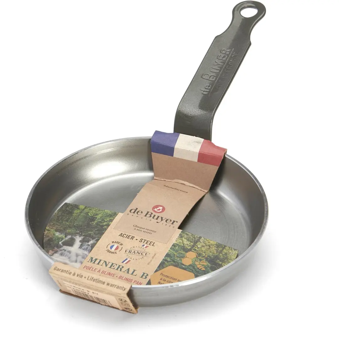 DeBuyer Blinispan Mineral B 14cm - Plaatstaal