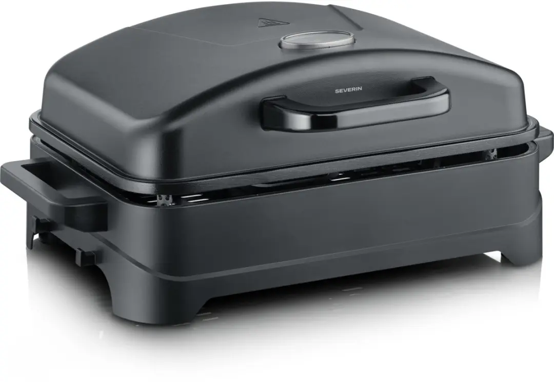 Severin PG 8597 Elektrische BBQ Grill - 2300W - 45x30cm - Zwart