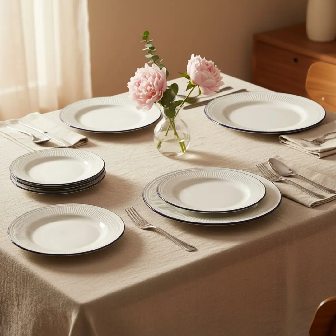 Cookinglife Dinerborden Whitmore Ø27cm - 6 Stuks