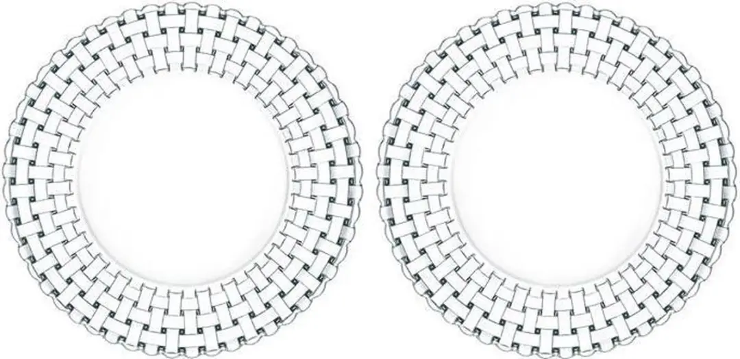 Nachtmann Bossa Nova Plate Small Set - 23cm Transparant - 2 Stuks