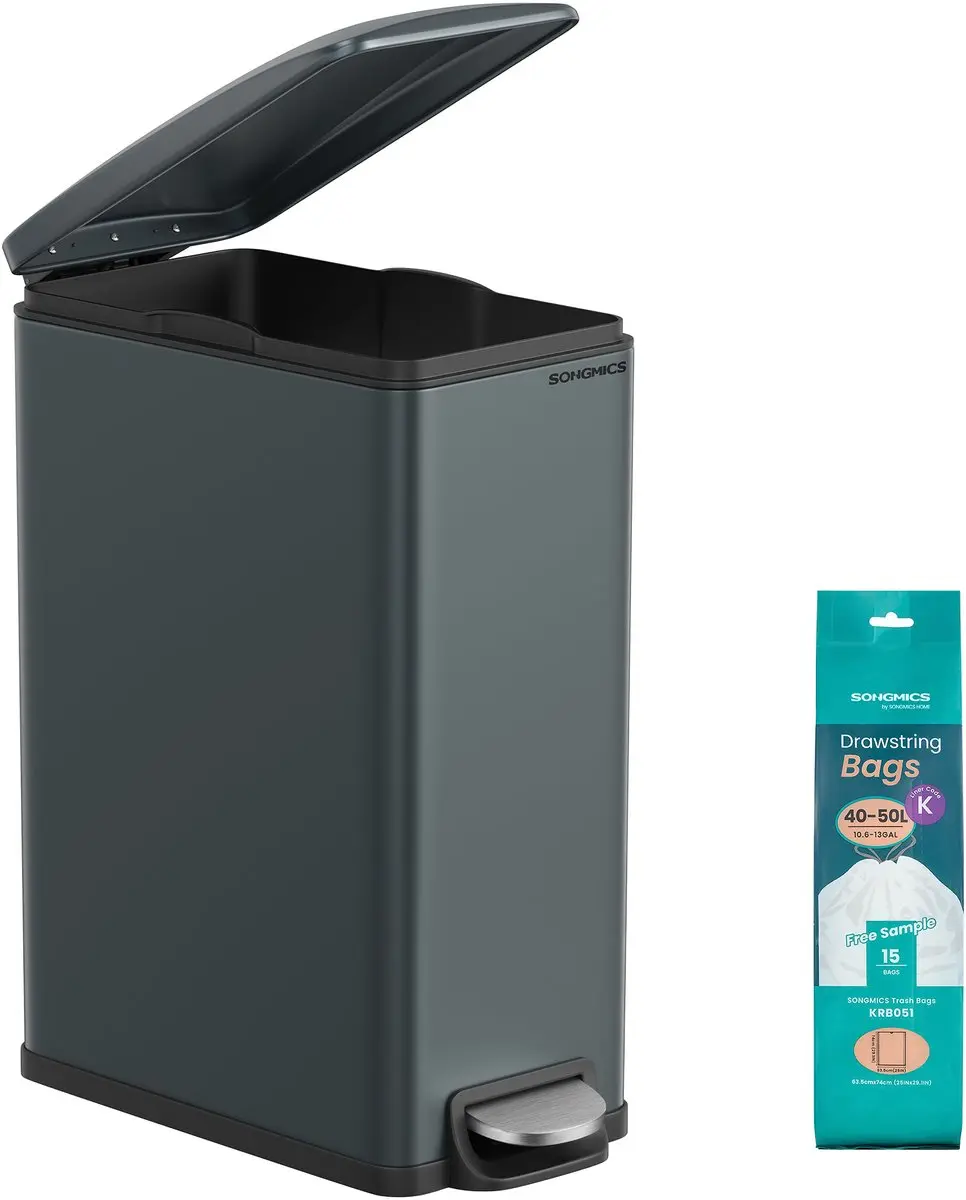 Songmics LTB510G02 Prullenbak Keuken 48L