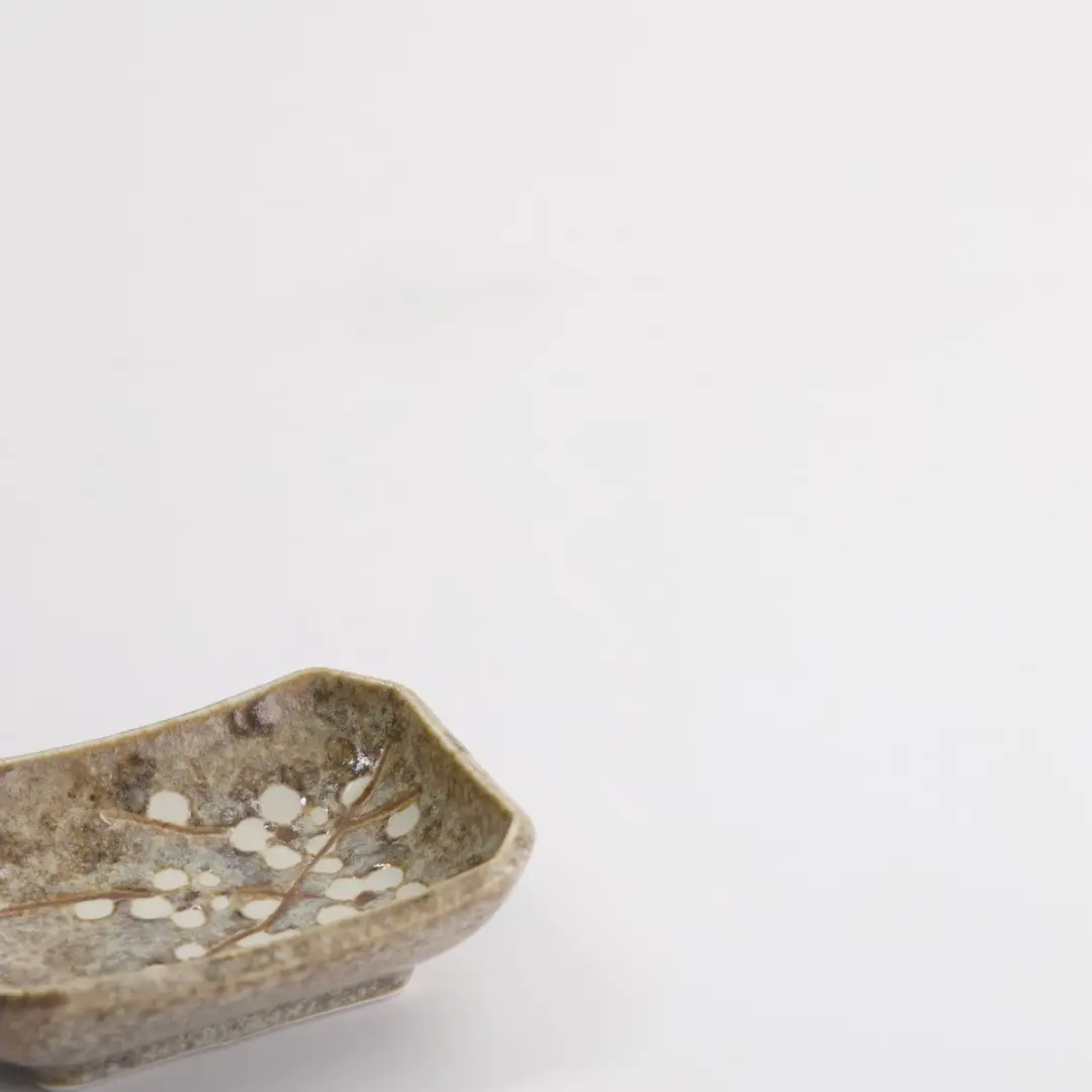 Tokyo Design Studio Grey Soshun Rechthoekig Sausschaaltje 8.5x6.5cm