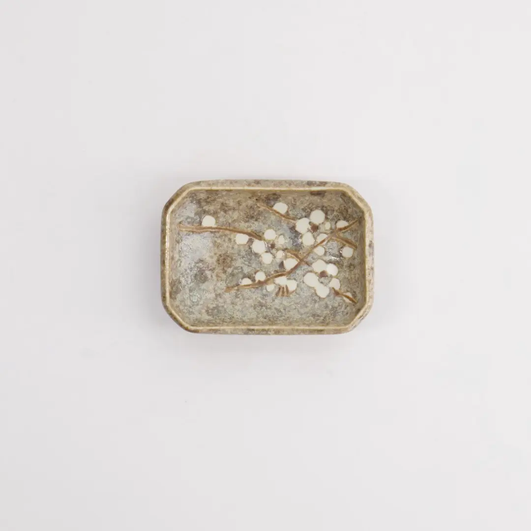 Tokyo Design Studio Grey Soshun Rechthoekig Sausschaaltje 8.5x6.5cm