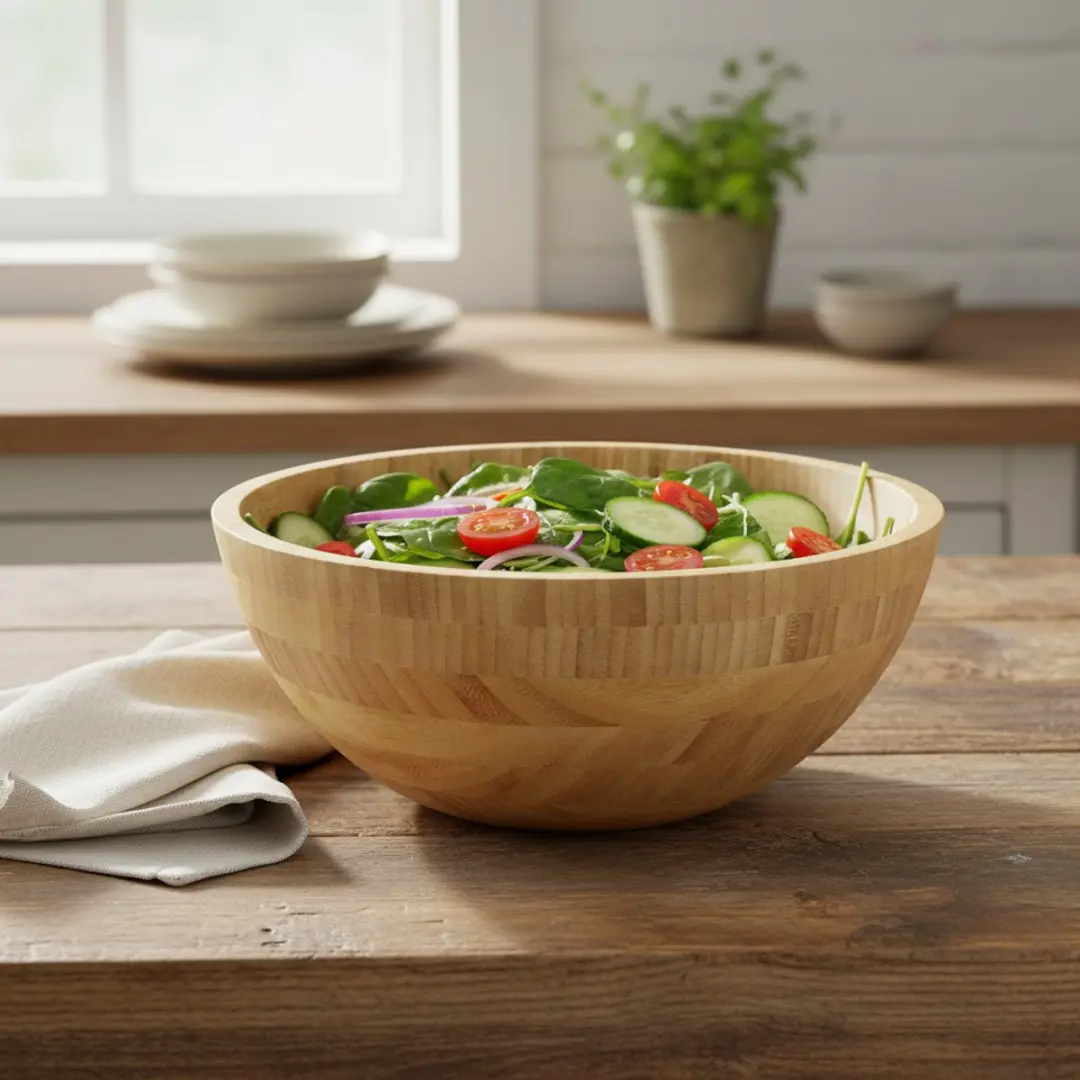 Cookinglife Saladeschaal Bamboe - ø28cm