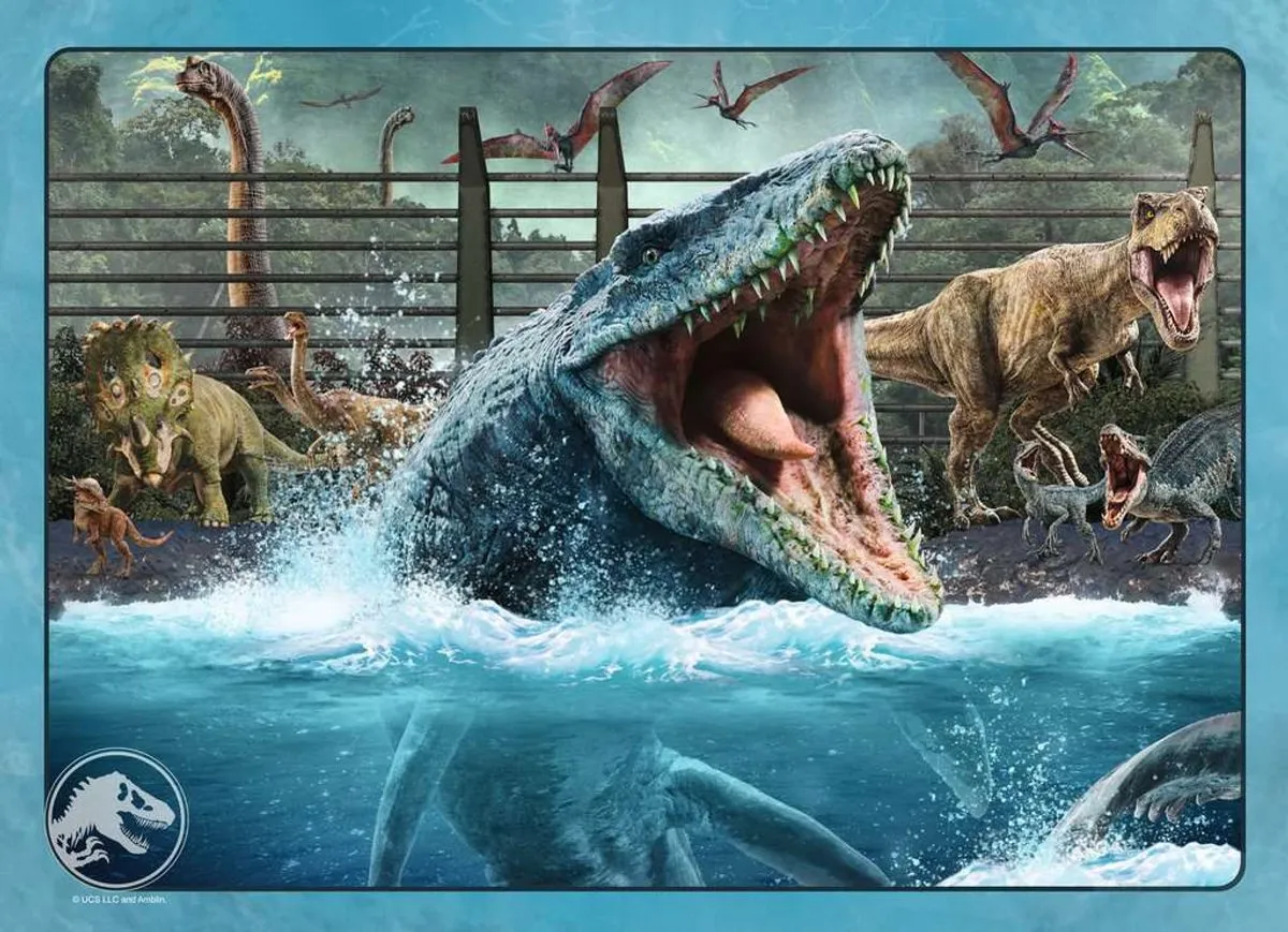 Ravensburger Jurassic World Puzzel 4x100 Stuks - Multicolor - afbeelding 5 van 6