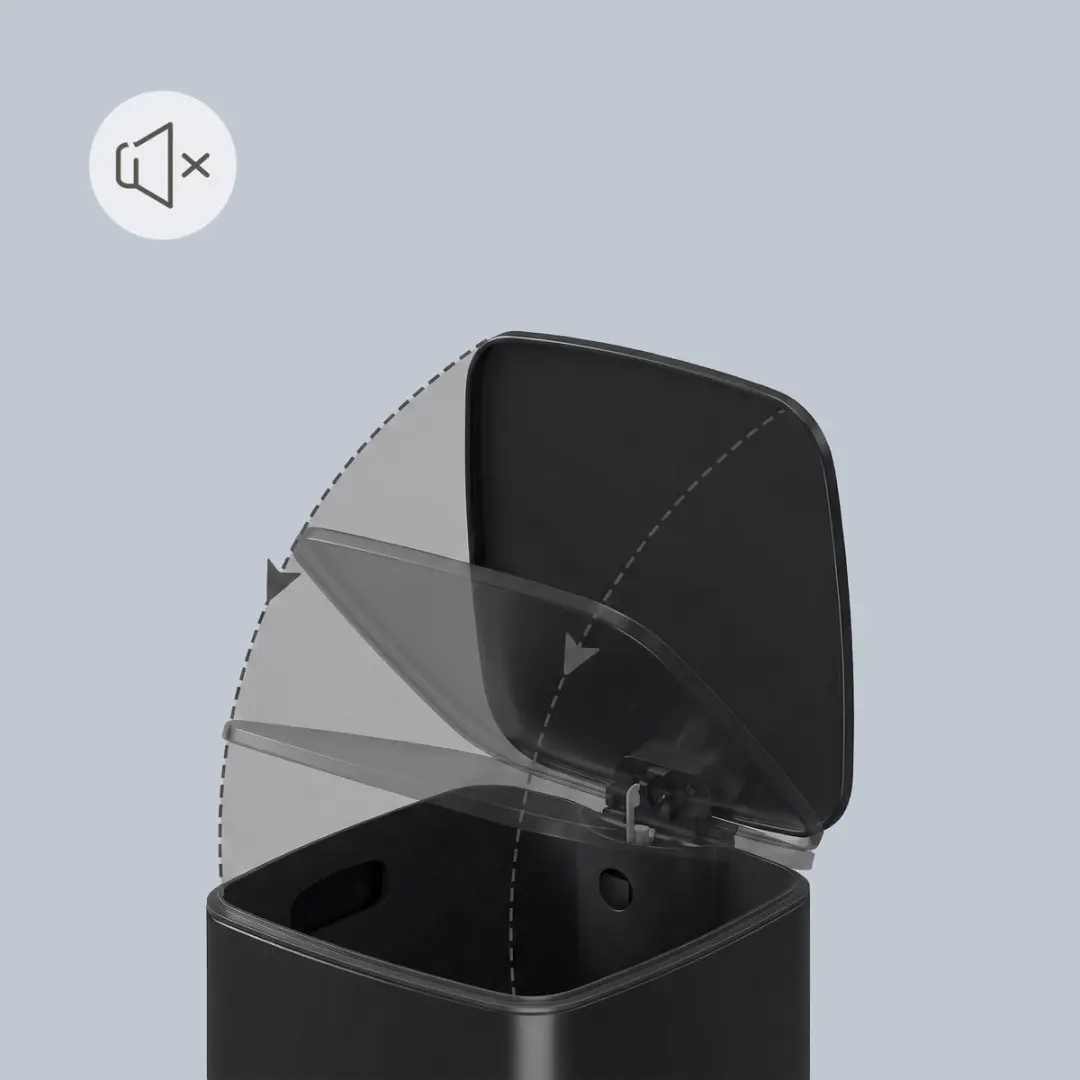 Songmics LTB592B02 Tretprullenbak 20L - Zwart