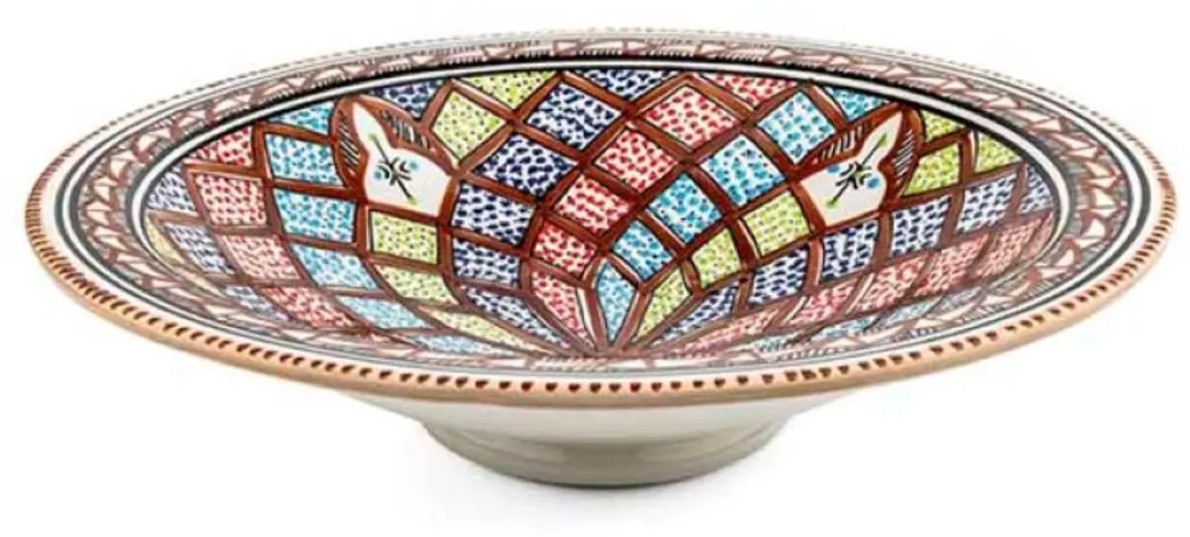 Cosy&Trendy Dishes & Deco Marron Schaal Ø34xH8cm