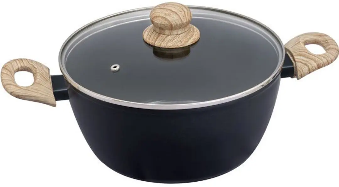 PYREX Braadpan 24cm - Anti-aanbaklaag - Zwart