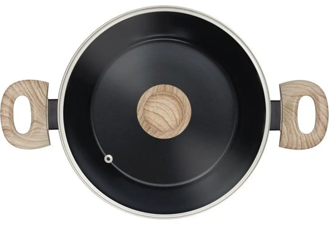 PYREX Braadpan 24cm - Anti-aanbaklaag - Zwart - afbeelding 6 van 6