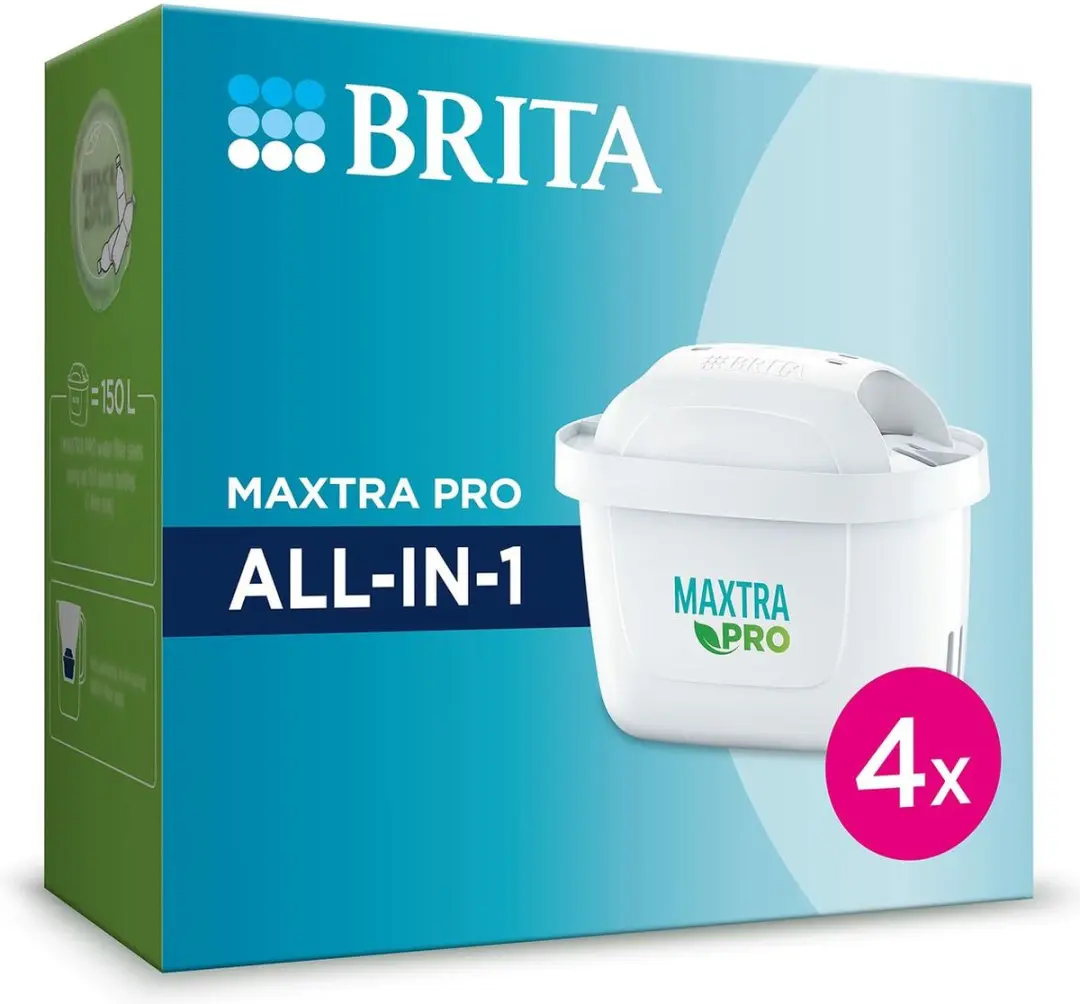 BRITA Maxtra Pro Pure Performance Waterfilter - 4 Stuks - Transparant
