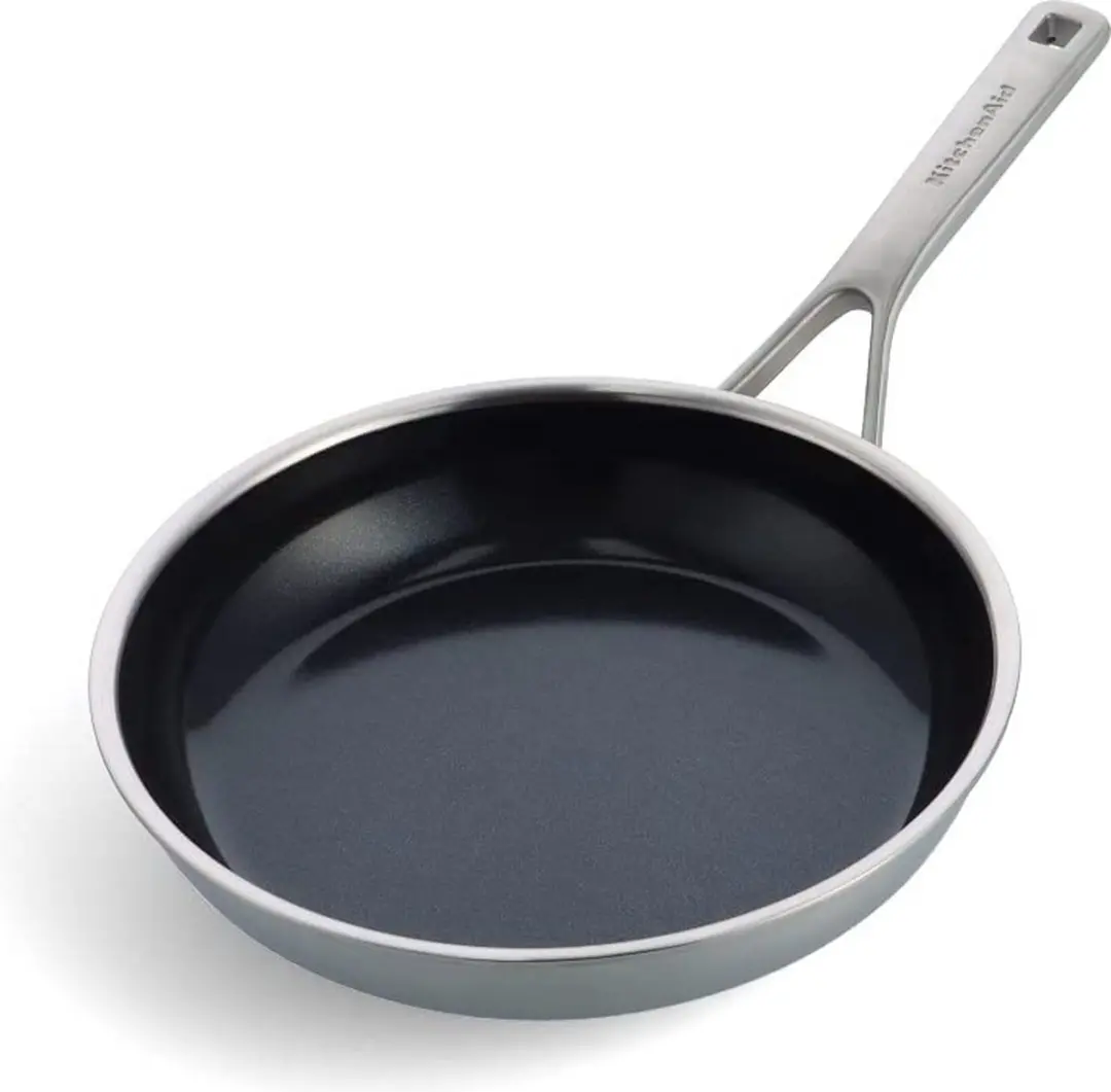 KitchenAid Multi-Ply Koekenpannenset 2-delig 24+28cm - RVS - Inductie