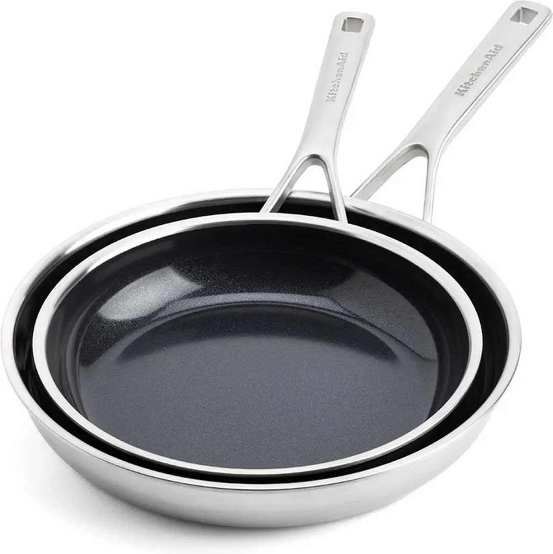KitchenAid Multi-Ply Koekenpannenset 2-delig 24+28cm