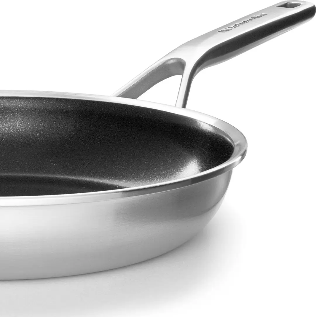KitchenAid Multi-Ply Koekenpannenset 2-delig 24+28cm - RVS - Inductie
