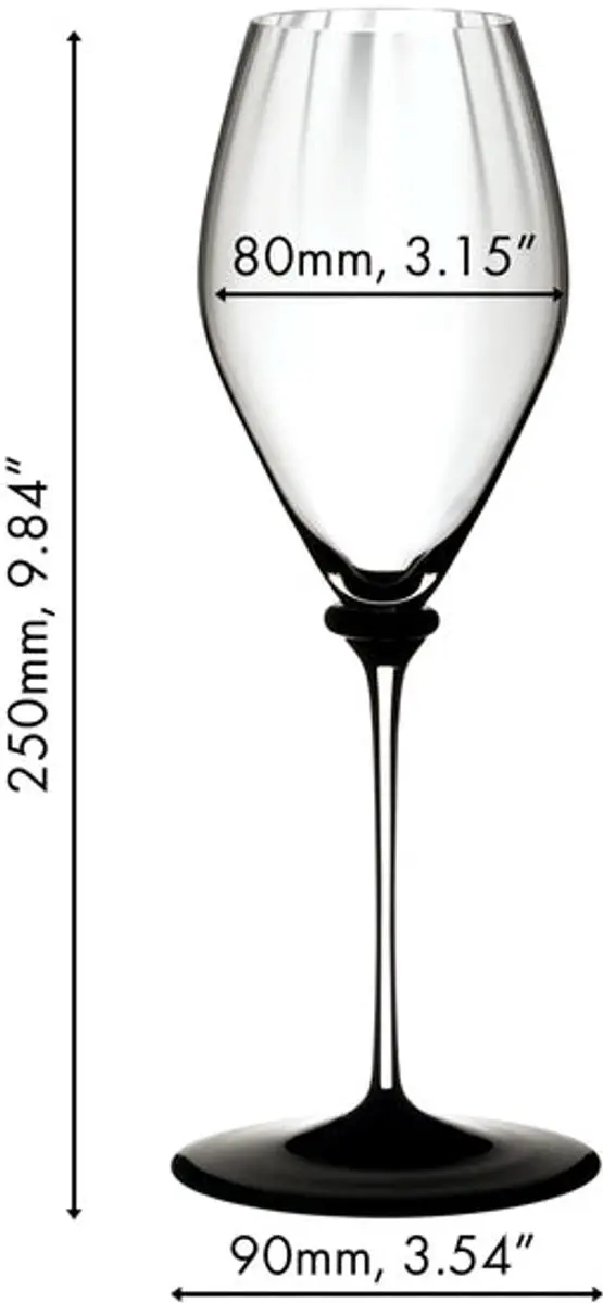 Riedel Fatto a Mano Performance Champagneglas 375ml - Transparant