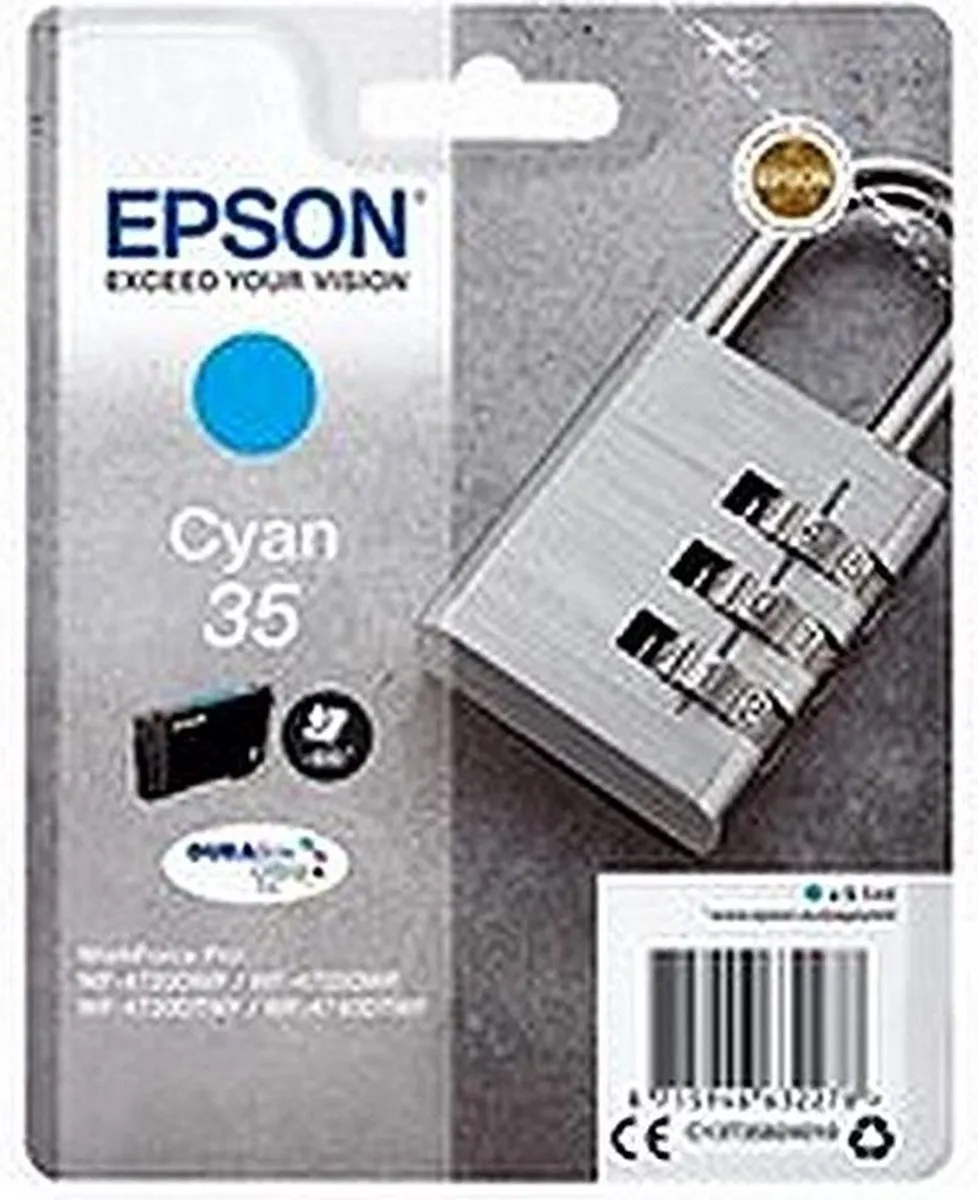 Epson 35 C13T35824010 Inktcartridge - Cyaan 9.1ml