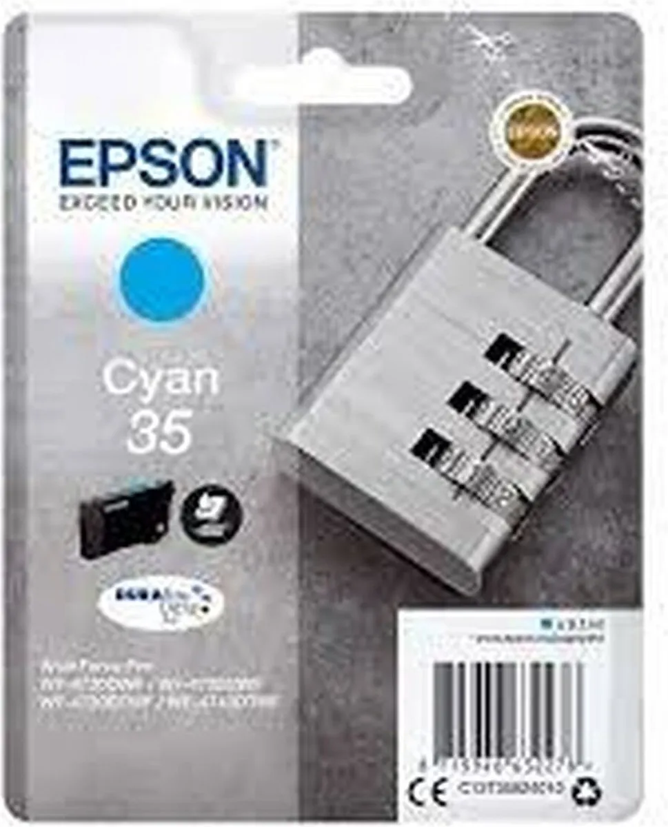 Epson 35 C13T35824010 Inktcartridge - Cyaan 9.1ml