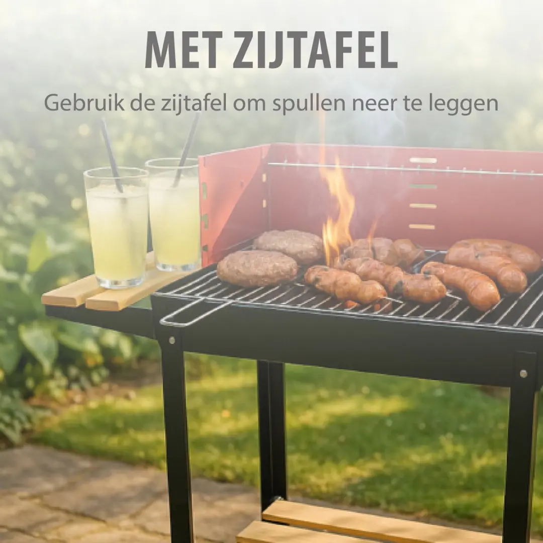 Alpina BBQ Collection Houtskoolbarbecue 25cm - Zwart - afbeelding 6 van 6