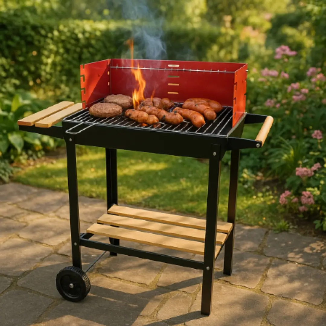 Alpina BBQ Collection Houtskoolbarbecue 25cm - Zwart