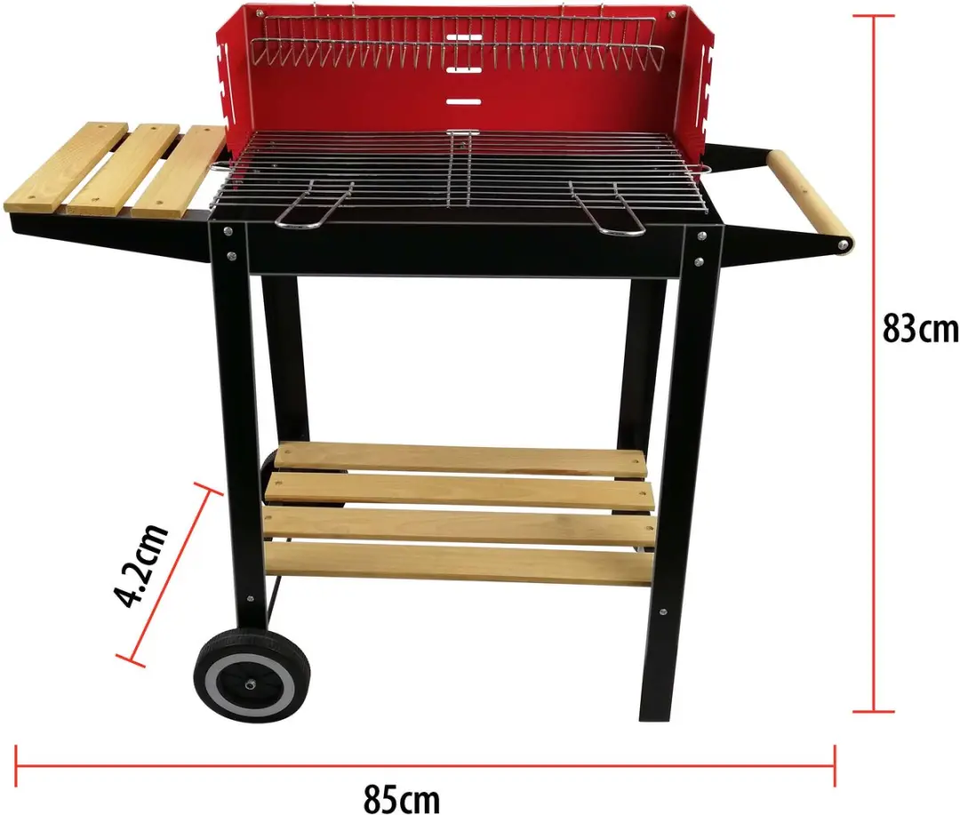 Alpina BBQ Collection Houtskoolbarbecue 25cm - Zwart