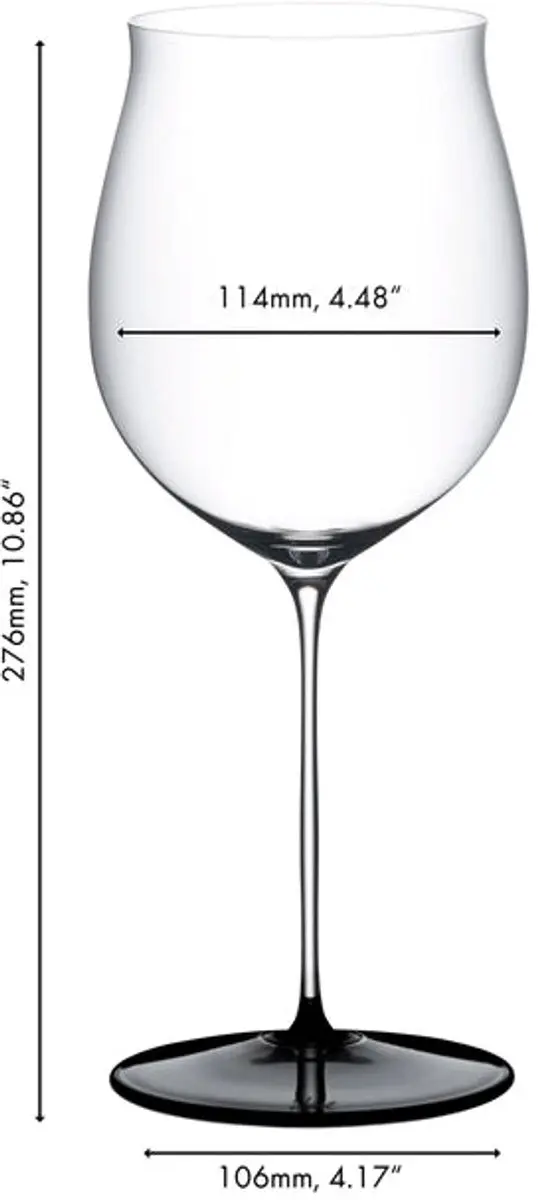 Riedel Fatto A Mano Black Tie Rode Wijnglas - 1022ml