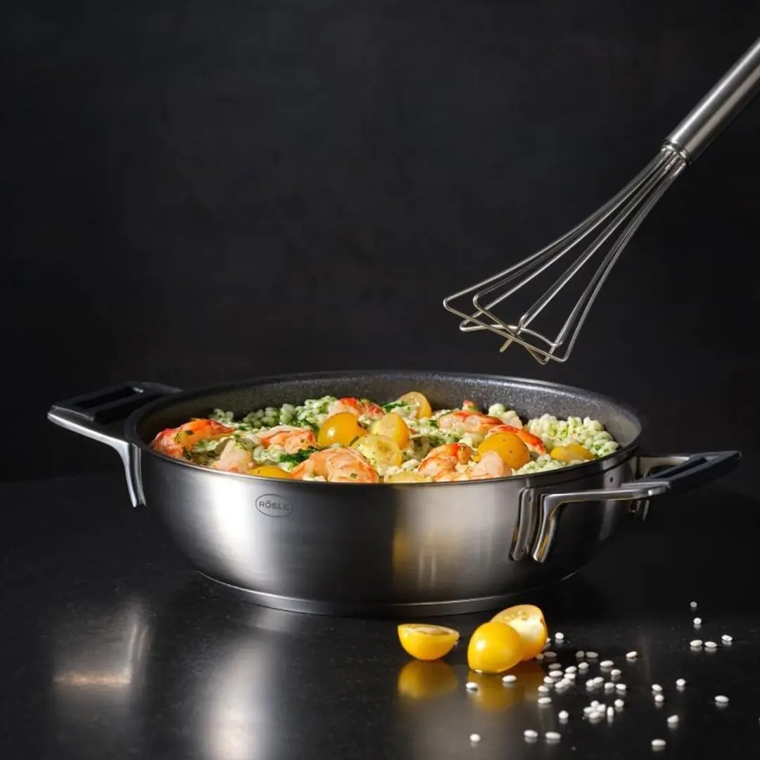 Rösle Silence Pro Hapjespan 28cm - Zilver
