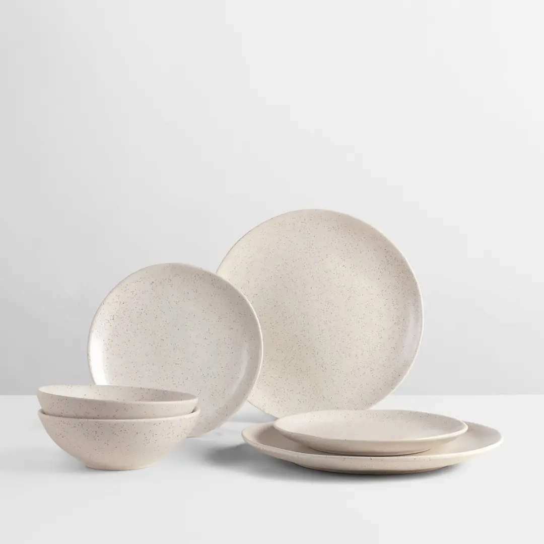 Broste Copenhagen Nordic Vanilla Serviesset 6-delig - 2 Personen