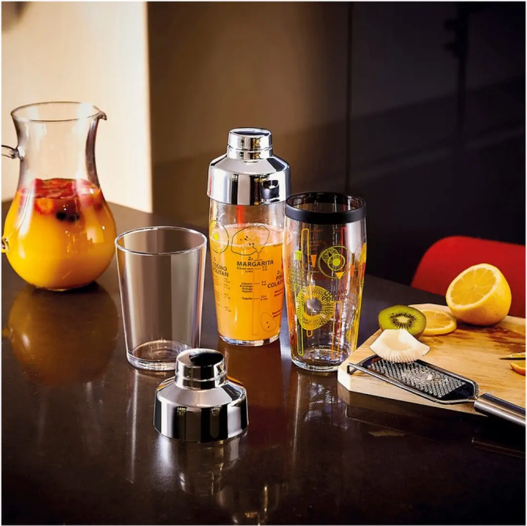 Luminarc Cocktail Shaker Maker 580ml - Zwart/Transparant