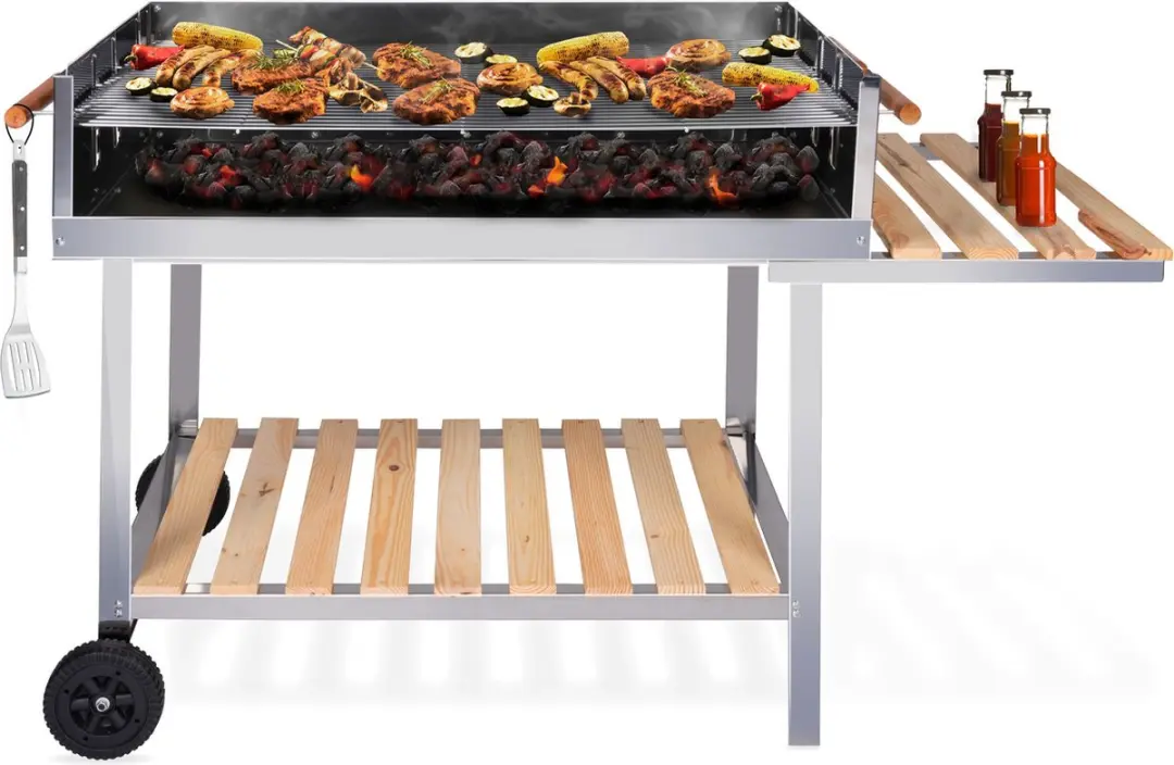 Alpina BBQ Collection Houtskool BBQ Trolley