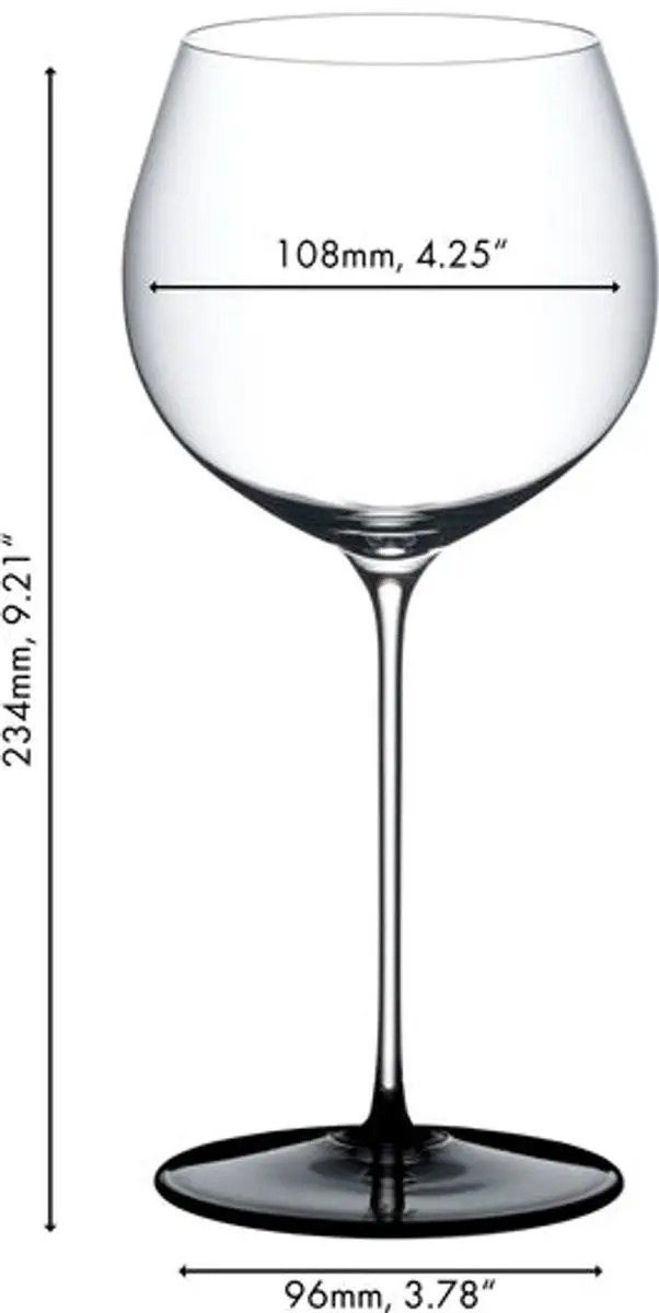 Riedel Witte Wijnglas Fatto A Mano Black Tie - 660ml