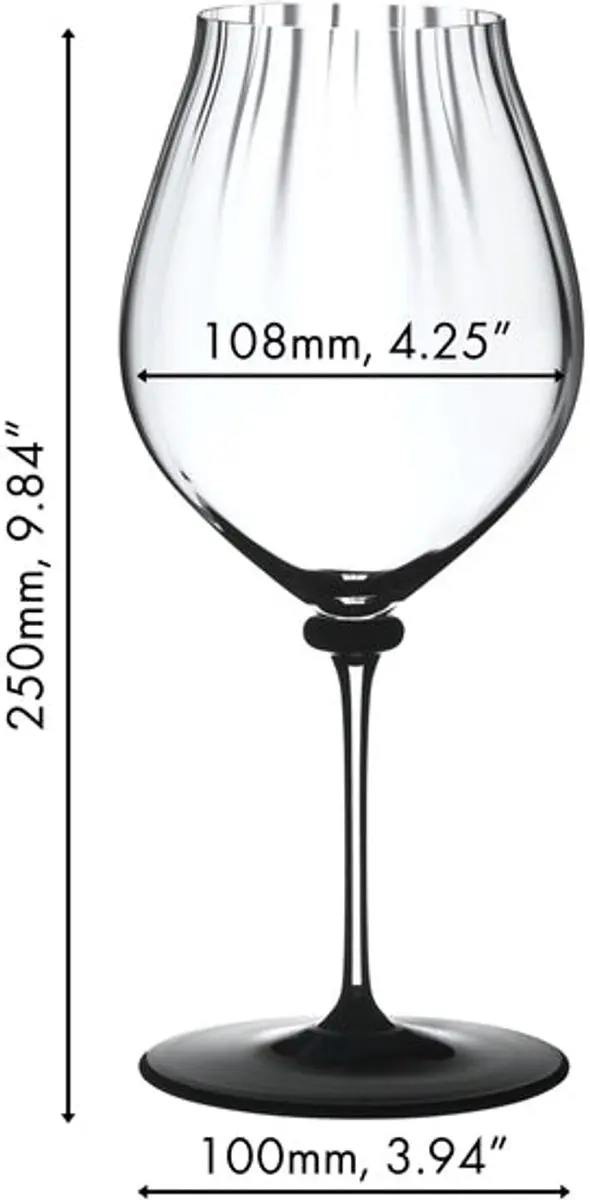 Riedel Fatto a Mano Performance Pinot Noir Glas 830ml - Transparant